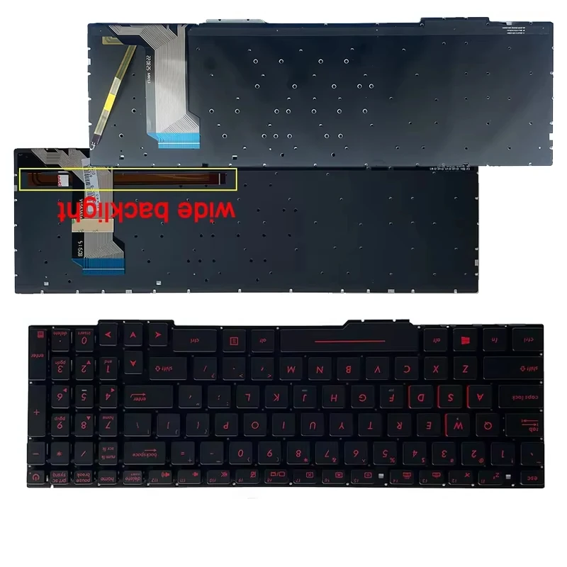 US/RU English NEW Laptop Keyboard For ASUS ZX53 ZX53V/VD ZX553 ZX553V/VD ZX73 ZX73V/VD GL553 GL553V/VW/VE/VD GL753/VD KX53V