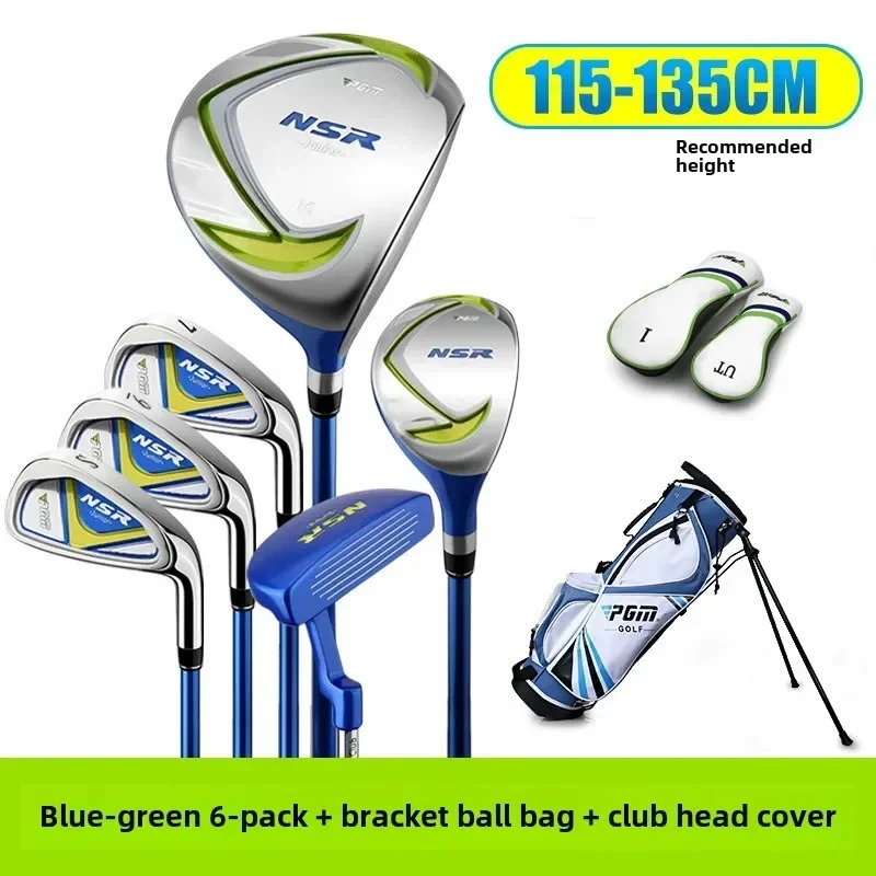 New Teenager Right Hand Golf Club Sets 95-155cm Height Boy Girl Junior Learning Iron Carbon Rod Putter Headcover