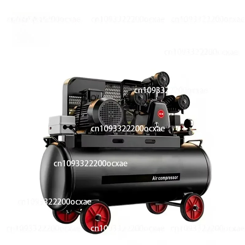 Silent Industrial Electric Double Piston Air Compressor For Pneumatic Grinder And Concrete Machine