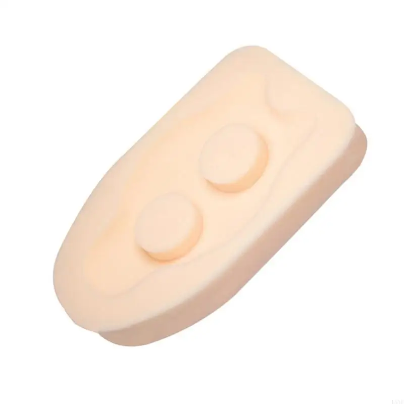 L5YF إسفنجة حمام مريحة للأطفال تدعم الحمامات المنزلية وراحة السفر مع حماية ضد الانزلاق #2