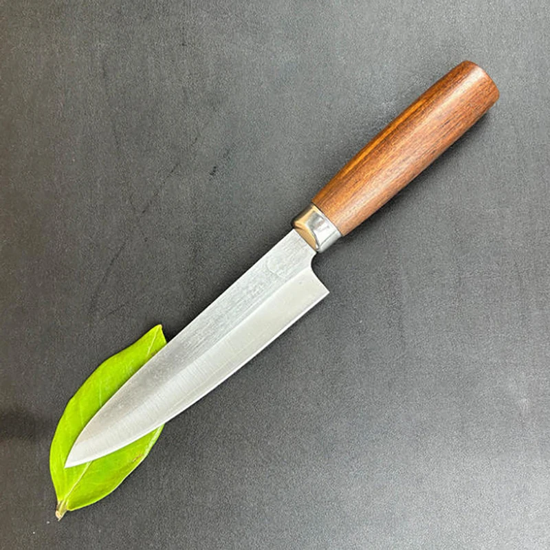 6.9 Inch Chef Knife SKD11 Blade 3-layers Clad Steel Wood Handle Slicing Vegetables Cleaver Meat Kitchen Knives Cooking Tools