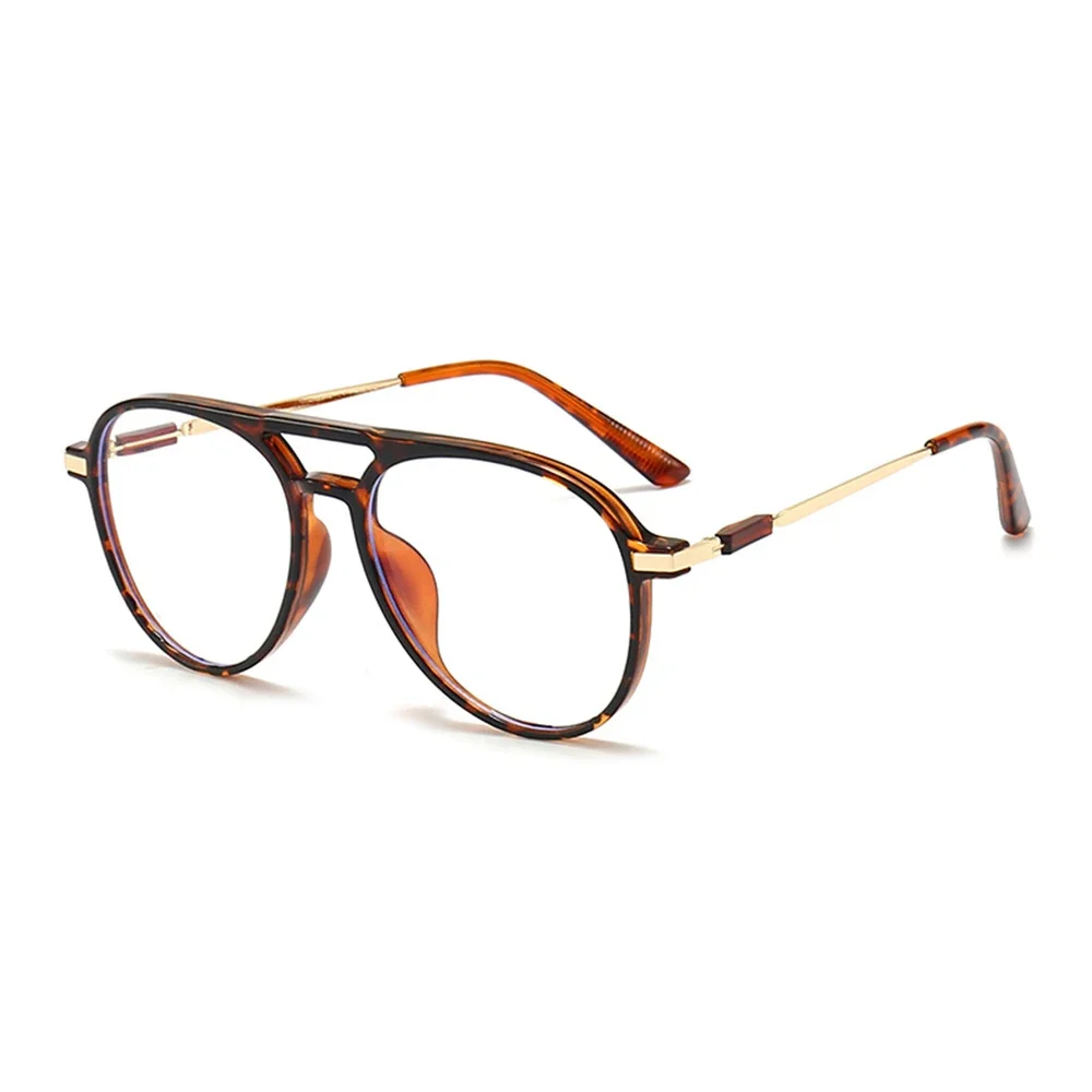 

Clara Vida Retro Oversized Pilot Frame Reading Eyeglasses Double Bridge Comfortable Reading Glasses +0.75 To +4