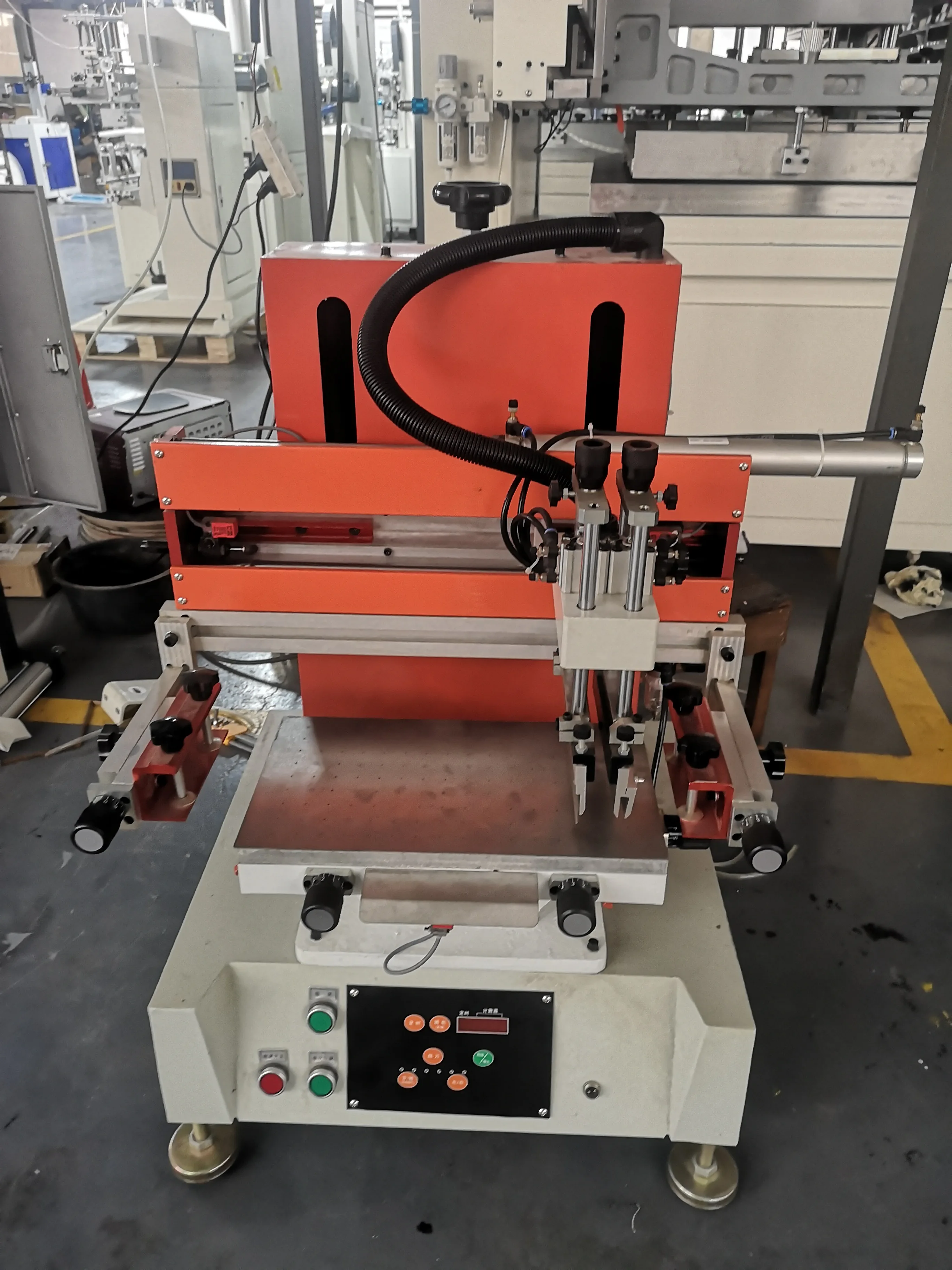 

200*400mm Desktop Pneumatic Plane Screen Printing Machine Flat Screen Printing Machine for Thick Film