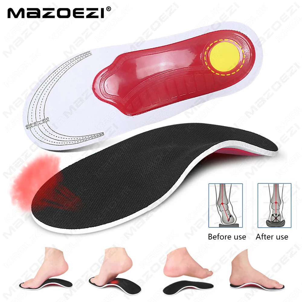 Orthesen-Gel-Einlegesohlen, orthopädische Plattfuß-Gesundheits-Sohlenpolster für Schuhe, Einsatz, Fußgewölbe-Stützpolster für Plantarfasziitis, Sommer-Einlegesohle