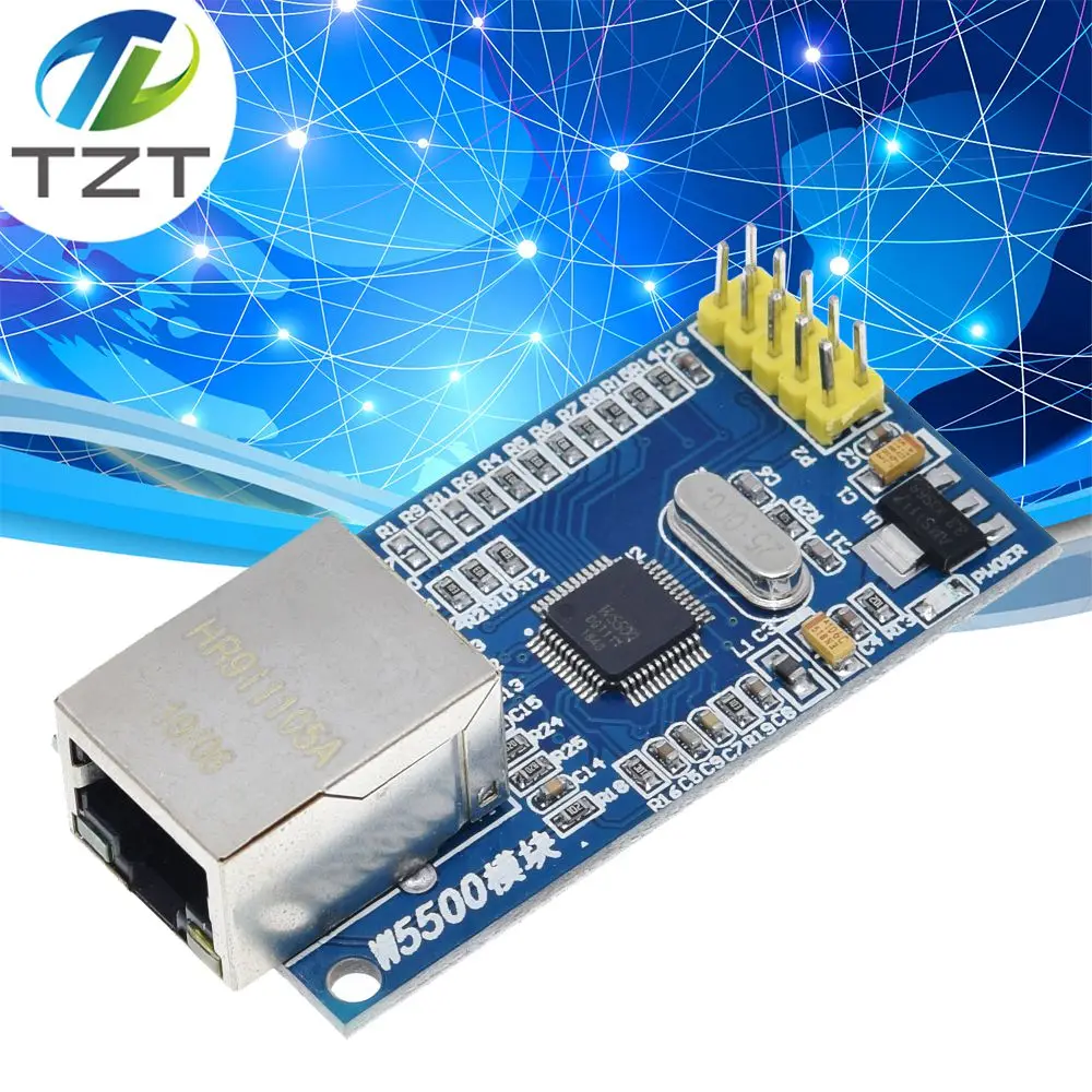 W5500 Ethernet network module hardware TCP / IP 51 / STM32 microcontroller program over W5100