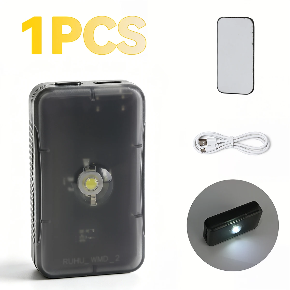 Lumière de capot de moto à capteur, multifonctionnelle et portable, éclairage intérieur LED avec tec