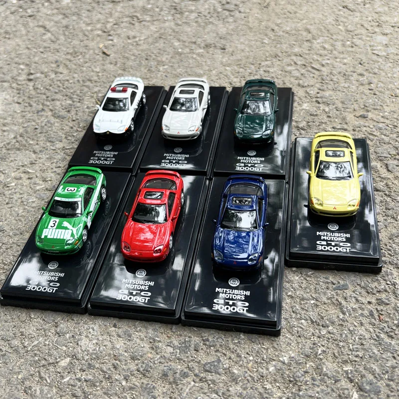 1:64 Original Model By Paragon,Mitsubishi GTO 3000GT,Diecast Model for Collection,Display and Gift