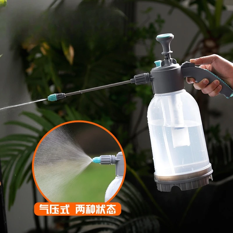 

Распылитель под давлением для полива растений, садовая мойка автомобиля, ручной распылитель объемом 1 л с регулируемой насадкой