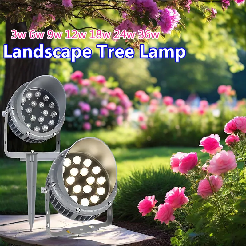 

Garden Decoration Outdoor Landscape Lights Lawn Spotlights Building Lighting Waterproof IP65 Landscape Tree Lamp 3w 6w 9w 12w
