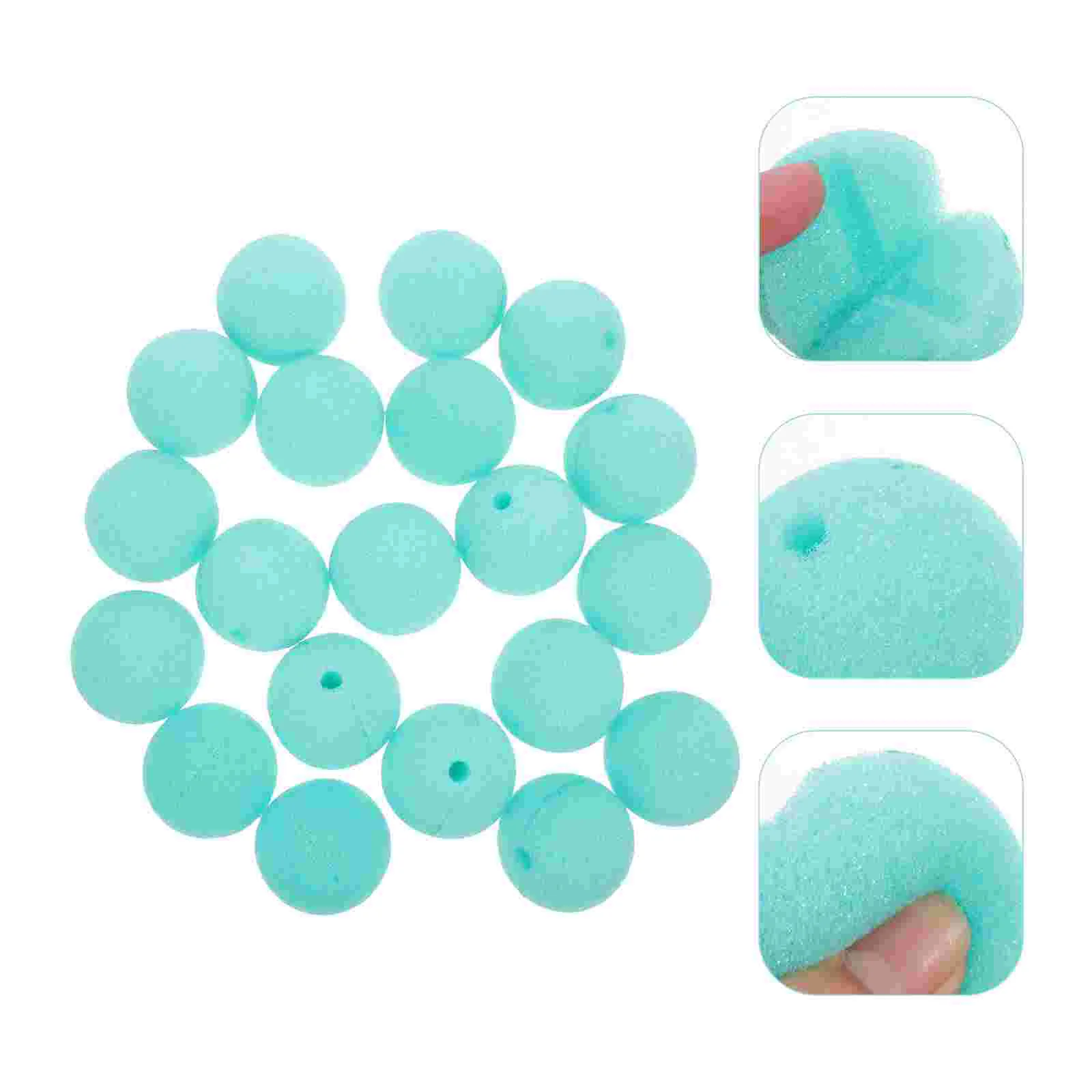 20 Pcs Clown Nose Stage Performance Prop Cosplay Props Sponge Circus Party Decorations Funny