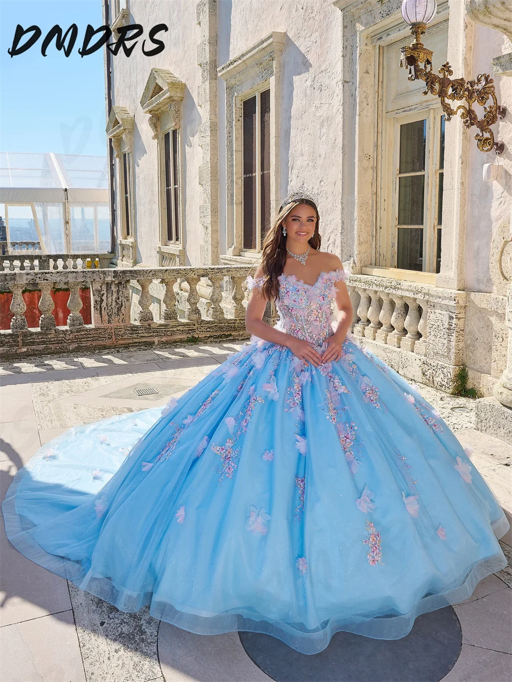 

Charming Sweetheart Quinceanera Dress Ball Gown 2024 Graceful Appliques 3D Flower Dress Elegant off-shoulder Gown 16 Party Gown