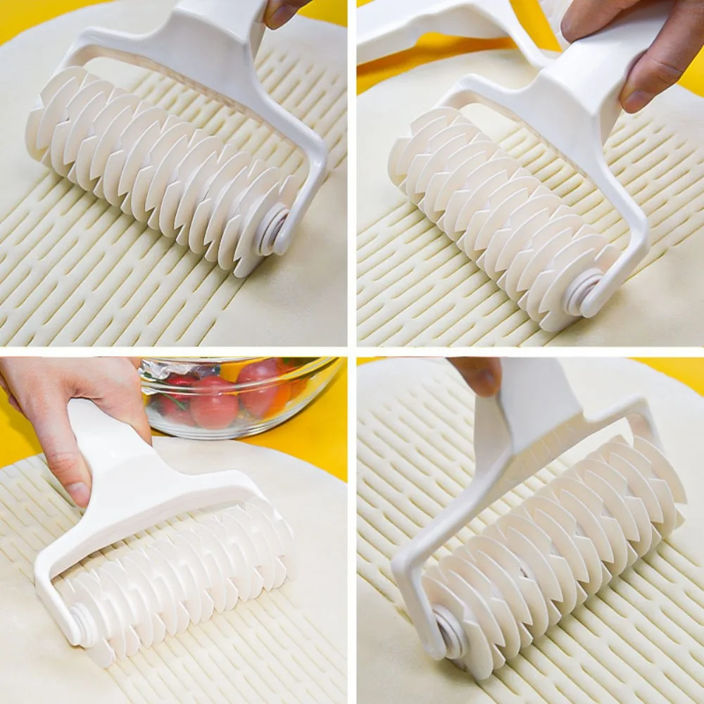 Lattice Roller Cutter, Pie Pizza Cookie Dough Roller Lattice Household Baking Pastry Tools Plastic Lattice Cutter