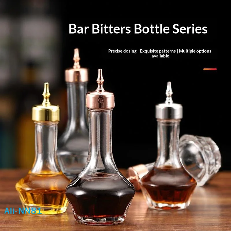Bitters Bottle Set - 【N】زجاجة باتيرز مع فوهة سعة 50