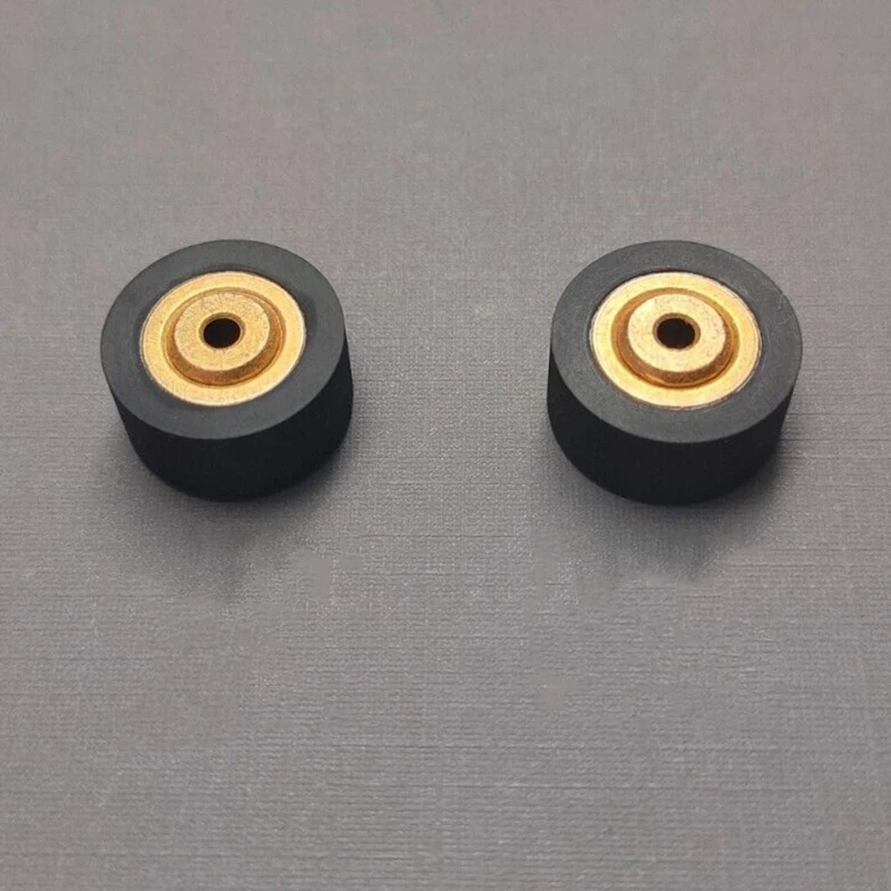 2Pcs Pinch Pressure Roller For REVEX Cassette B215 / B710 and STUDER A721 / A710