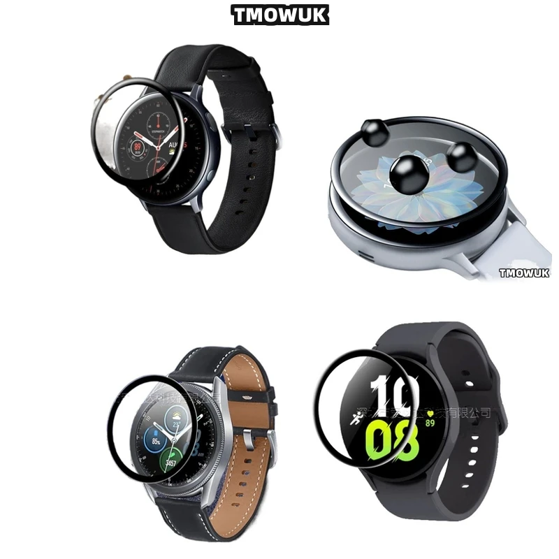 

For Samsung Galaxy Watch 4 5 6 7 Ultra FE PRO 47 44 43mm 40mm - Soft Protective Film With 3D Curved Design