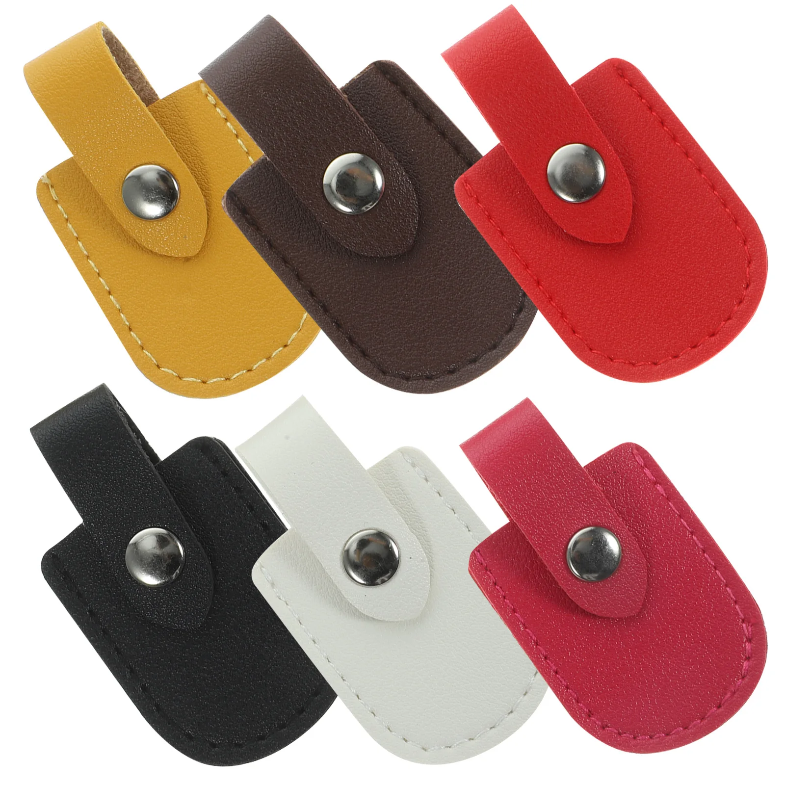 6 قطعة مقص الأظافر يغطي غمد واقية دائمة ل كماشة البشرة مانيكير أداة اكسسوارات مستلزمات صالون الأظافر #6