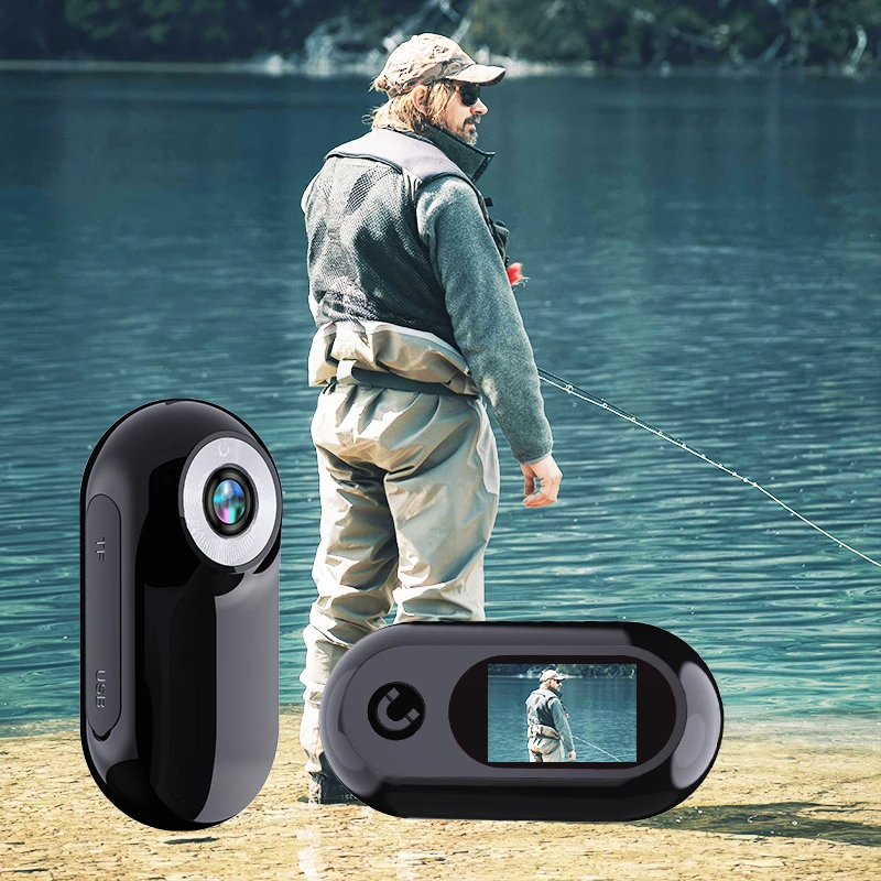 Action Anti Shaking Mini Camera 1080P HD Head Mounted Magnetic Thumb Camcorder Outdoors DV Sport Video Recorder Bike Helmet Cam