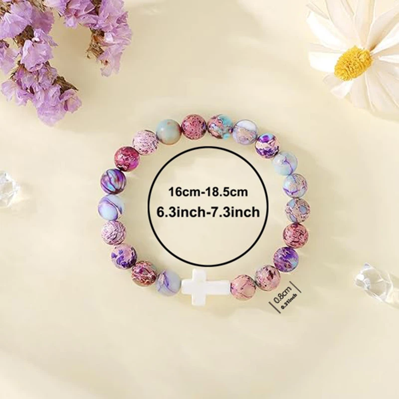 سوار دائري أنيق من حجر الإمبراطور الطبيعي للنساء والرجال في الفصول الأربعة كتلة ألوان ملونة للجنسين