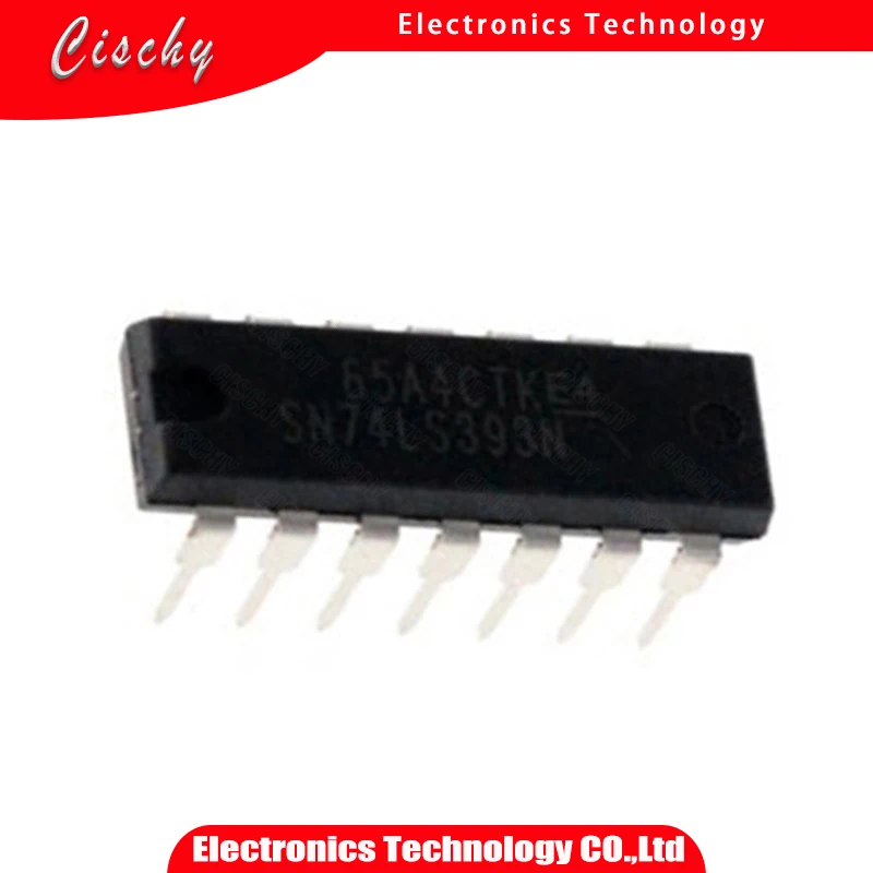 10pcs/lot SN74LS393N 74LS393N HD74LS393P HD74LS393 74LS393 74LS393P DIP-14 In Stock  cischy