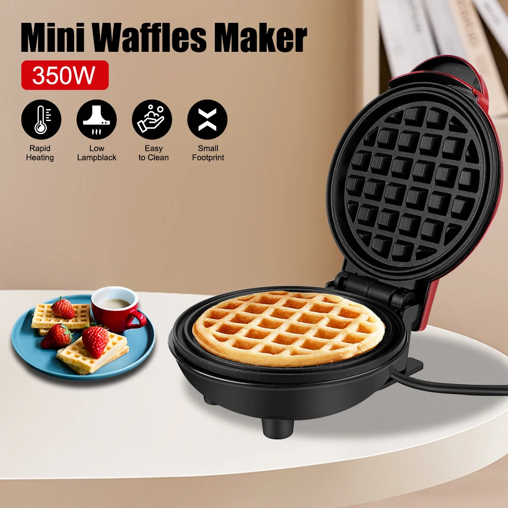 Mini Electric Waffles Maker Bubble Egg Cake Oven Pan Eggette Machine Mini Waffle Pot Egg Cake Oven Breakfast Waffle Molds