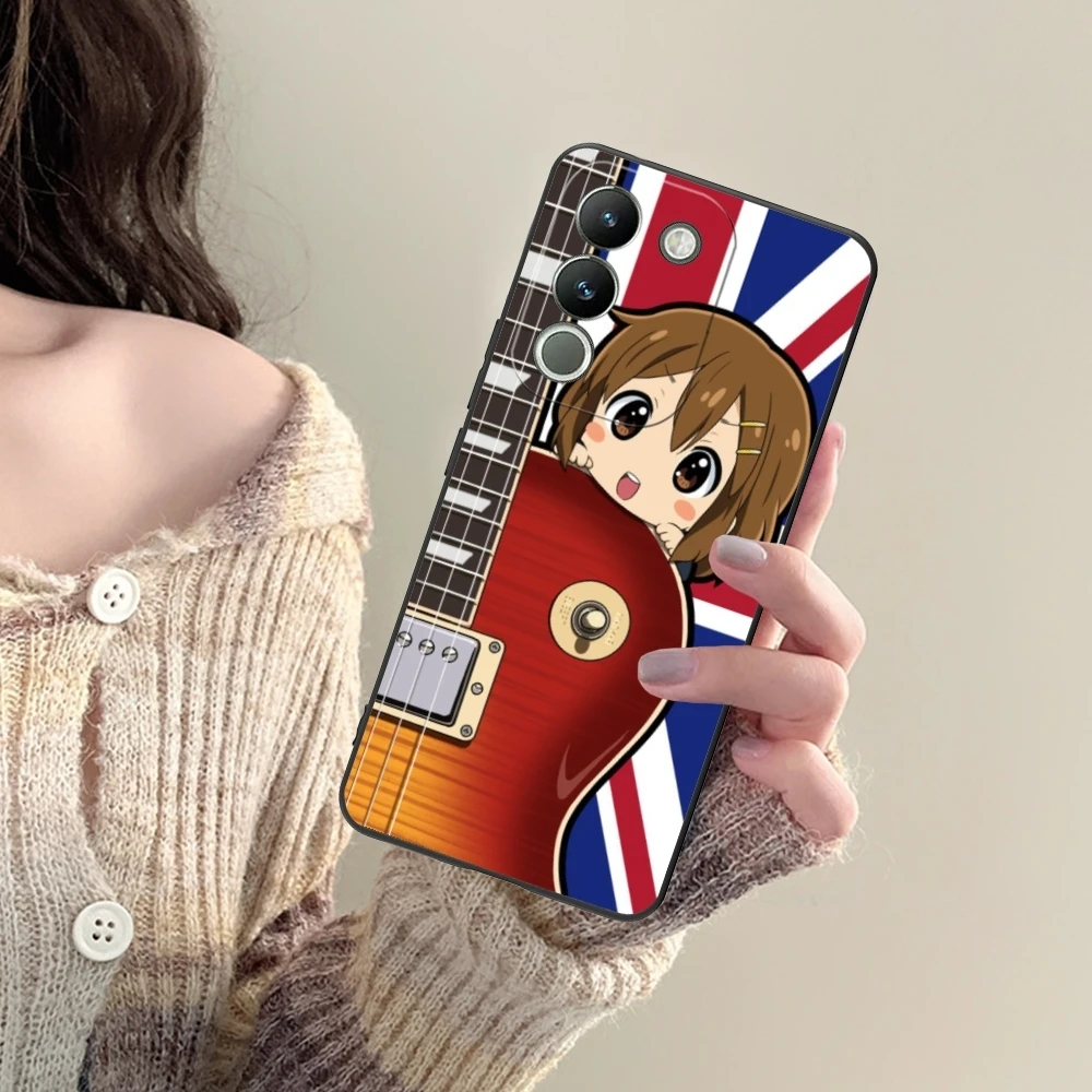 K-ON Hirasawa Yui Mobile Cell Phone Case for VIVO Y95 Y93 Y31 Y20 V19 V17 V15 Pro X60 NEX Black Soft Phone Cover Shell