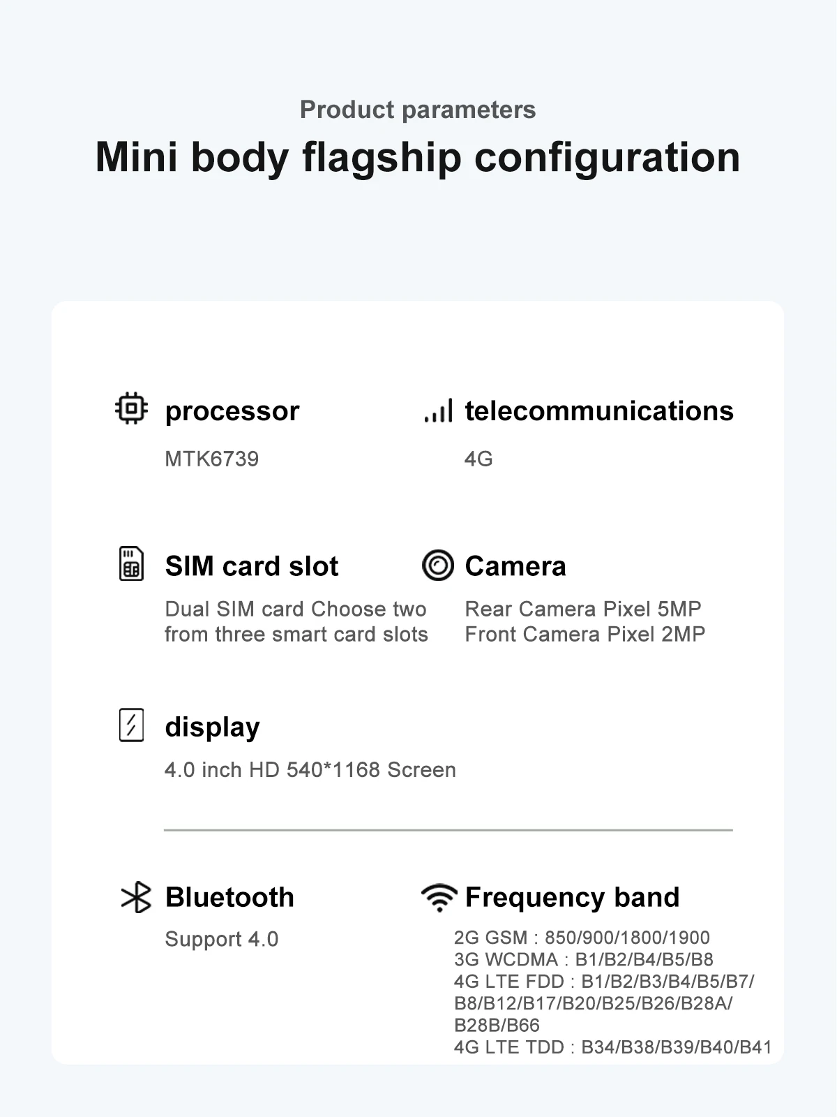 SERVO S27 MINI Android OS Mini Smartphone 4G LTE 16GB/64GB ROM Play Store WiFi Face Unlock 2 SIM 4.0" Pocket Small Smart Phones