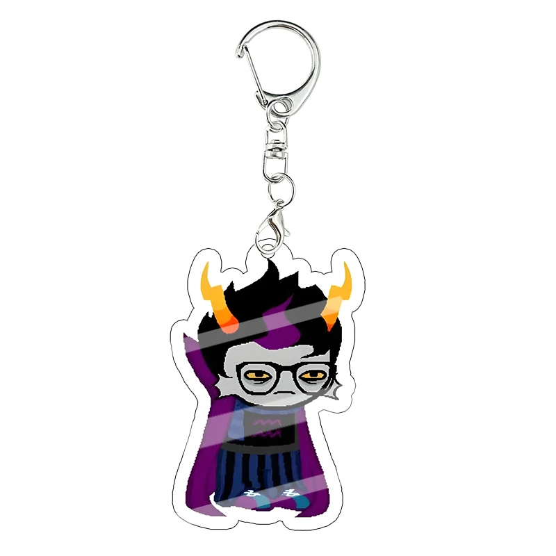Homestuck AdiosToreador Dave Acryl-Schlüsselanhänger Dekorationszubehör Anhänger Schlüsselanhänger Figuren Mädchen Tasche Geburtstagsgeschenk – Detail 5