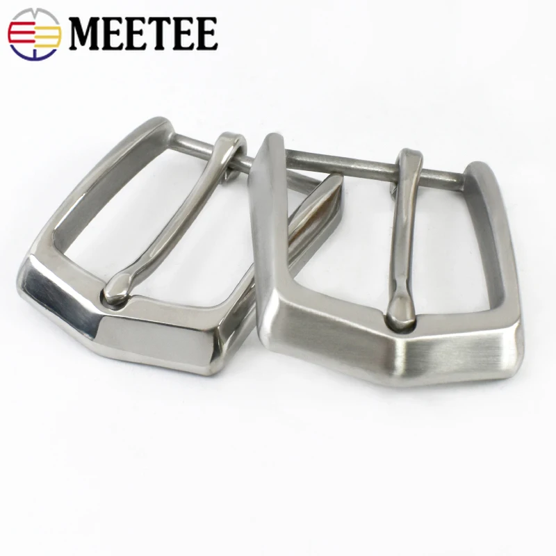 

1Pc 40mm Stainless Steel Pin Buckles Man's Pants Belt Buckle Waistband Head Clothes Belts Clasp DIY Leather Crafts Accessories