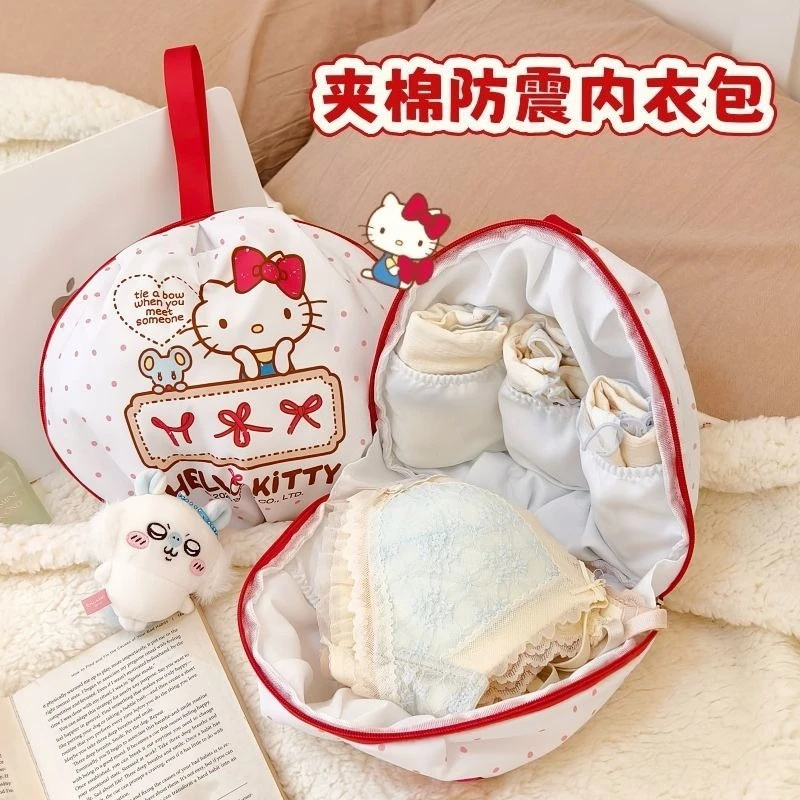 

New Sanrio Cartoon Animation Hello KittyPochacco My melody Portable Large Capacity Travel Underwear Storage Bag Wholesale