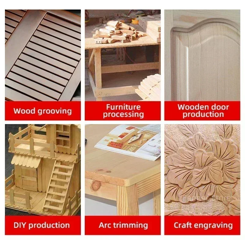 

In stock 800W/2000W Electric Trimmer Router Woodworking Laminate Engraving Slotting Trimmer with 15 Router Bits for Woodworking