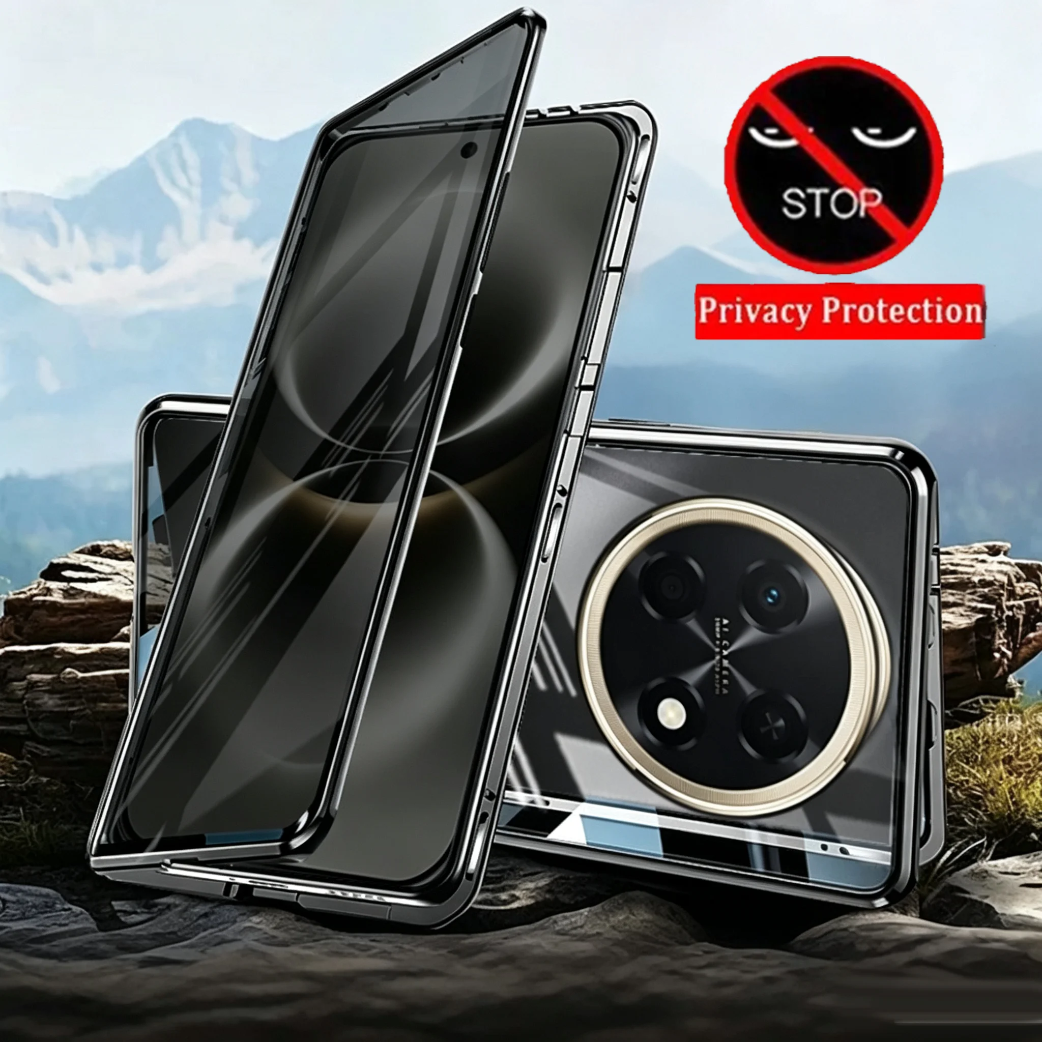Funda de teléfono con privacid - Anti Spy Privacy Glass Case reseña y precio