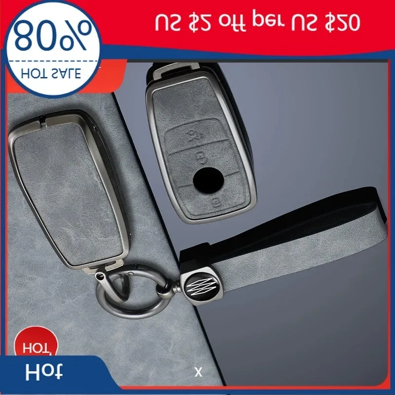 

For MERCEDES-BENZ 2026 Hot Car Sticker Car Remote Key Case Cover Shell Fob For Mercedes Benz A C E S G Class GLC CLE CLA GLB GLS