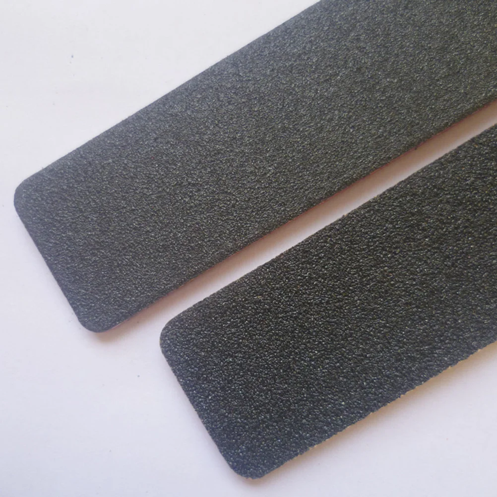 

500Pcs Thick French Style Artificial Nail Tips False Nails Manicure Accessories with Square Nail Files for Holiday Party