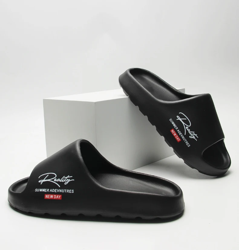 Bequeme und leichte Outdoor-Hausschuhe, rutschfeste Sommer-Strandslipper für zu Hause, gleicher Stil für Männer und Frauen (ohne Schuhkarton) – Detail 4