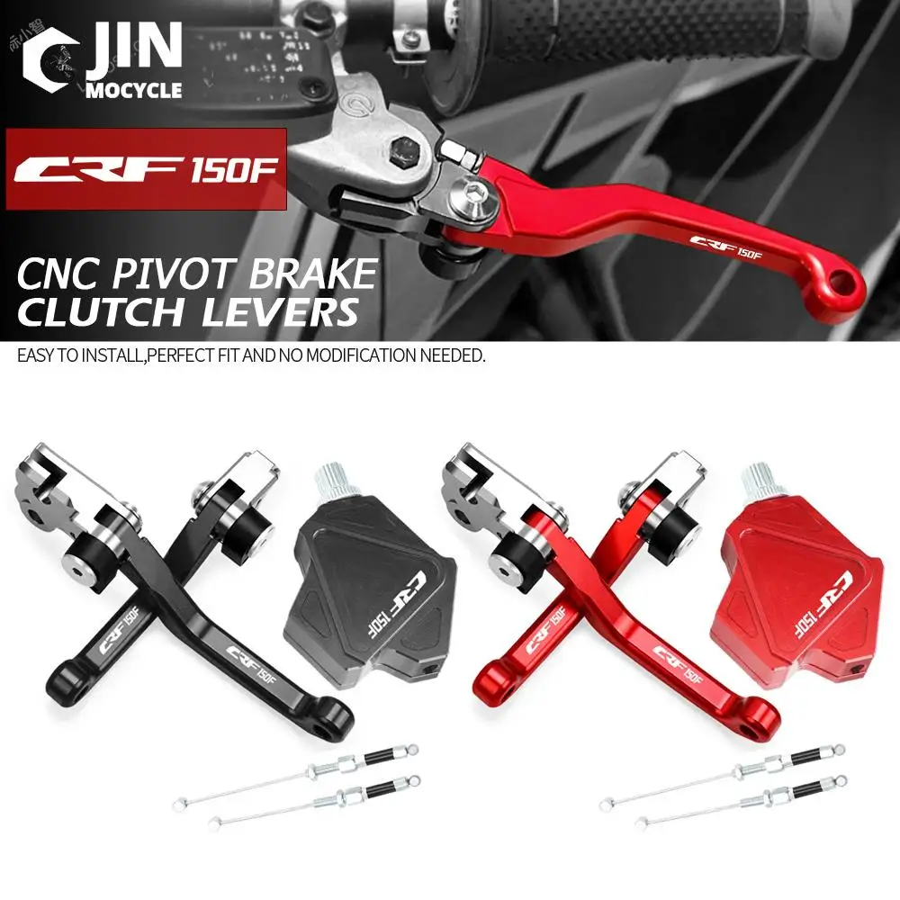 Dirt Bike Brake Clutch Levers Stunt Clutch Pull Cable Lever Replacement Easy System For HONDA CRF150F 2003 04-2021 2022 CRF 150F