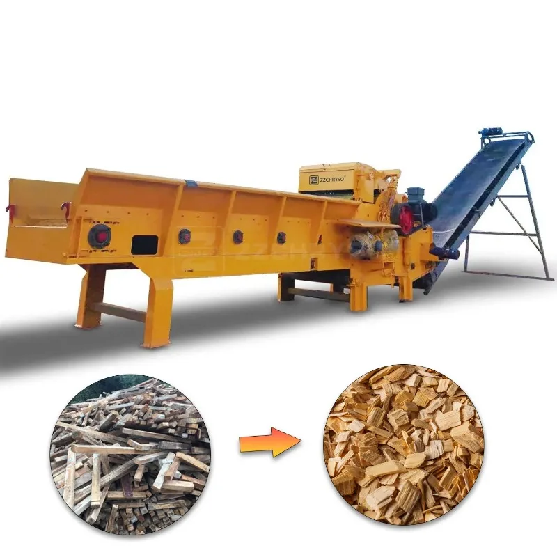 Widely  Industrial Wood Chipper Shredder Multi-functional Wood Chipper Machine