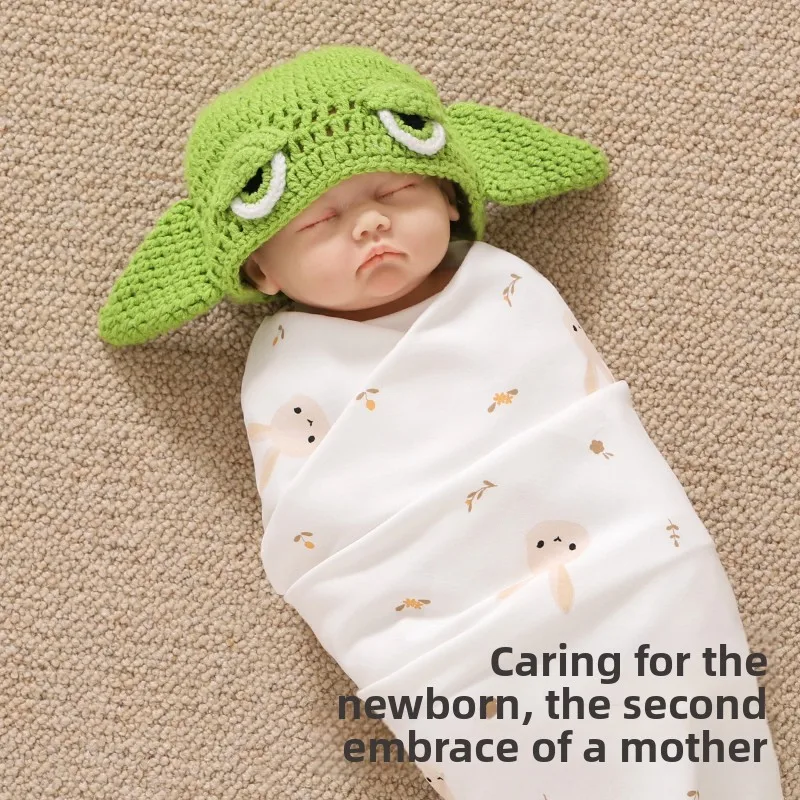 

Newborn Baby Wrap Blanket Breathable Thin Style Sweat Free Delivery Room Wrap Cloth Summer Baby Wrap Swaddle Blanket