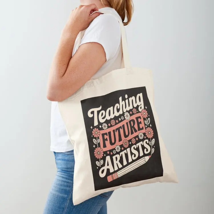 

Teaching Future Art Teacher Tote Bag shopper bags Shopper handbag personalized tote bag Canvas