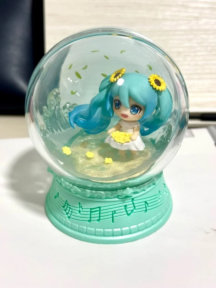 Re-Ment Genuino 4 pz Paesaggio Cupola Hatsune Miku Action Figure Giocattoli Per I Bambini Regalo Da Collezione Modello Ornamenti Per Bambini Giftstoy