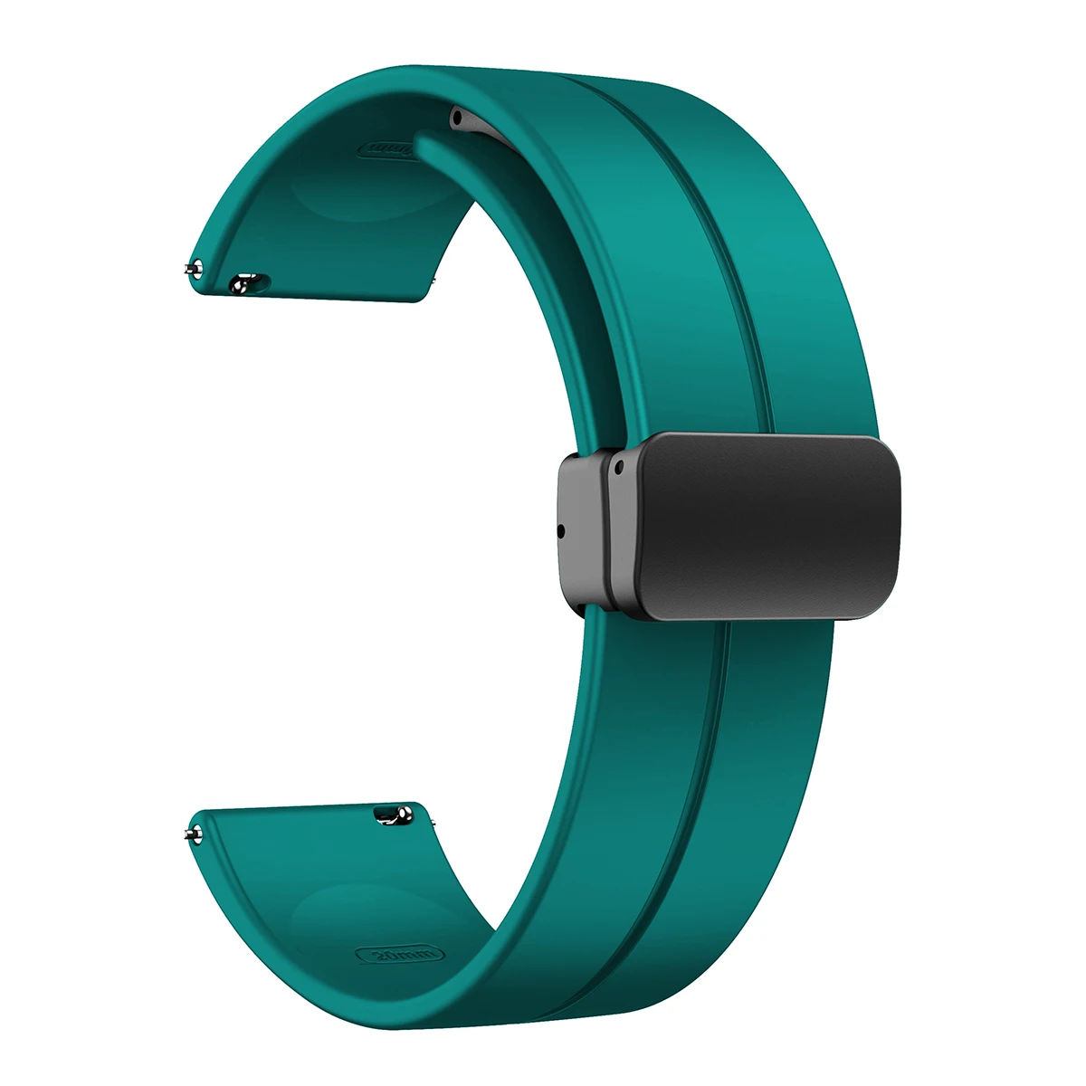 18mm 20mm 22mm Silikonband für Samsung Galaxy Watch 7 6 5 4 Serie Magnetarmband für Huawei Watch GT5 5Pro GT4 3Pro 46mm