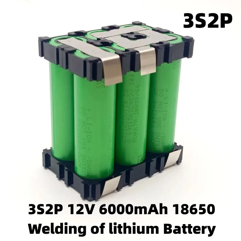 2S1P 3S2P 4S1P~5S2P 6S2P 18650 VTC6 battery pack custom 18650VTC6 battery welding 3000mAh / 6000mah battery pack 7.4V to 25.2v