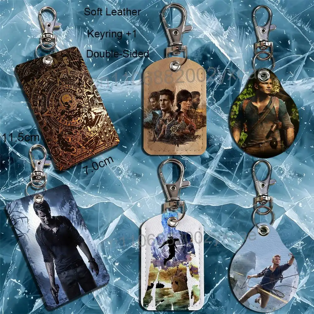 

Lost Legacy game Uncharted 4 Holder For Bank Business Work Card Holder Student Card Case Bus Card Keychain