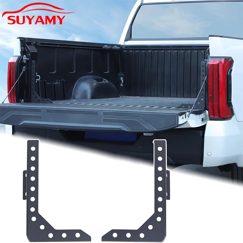 For Toyota Tundra 2022-2026 Car Bed Channel Stiffeners Rear Bed Channel Supports Bracket Pickup Cargo Bed Accessories