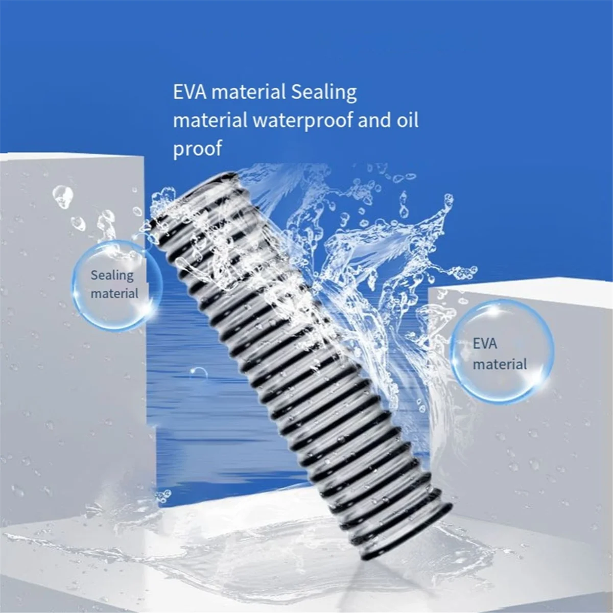 A62X 6 قطعة لملحقات غسيل الأرضيات بيسيل 1/2/3/4/5 جيل أنابيب الصرف الصحي المموج خرطوم الكوع الملحقات