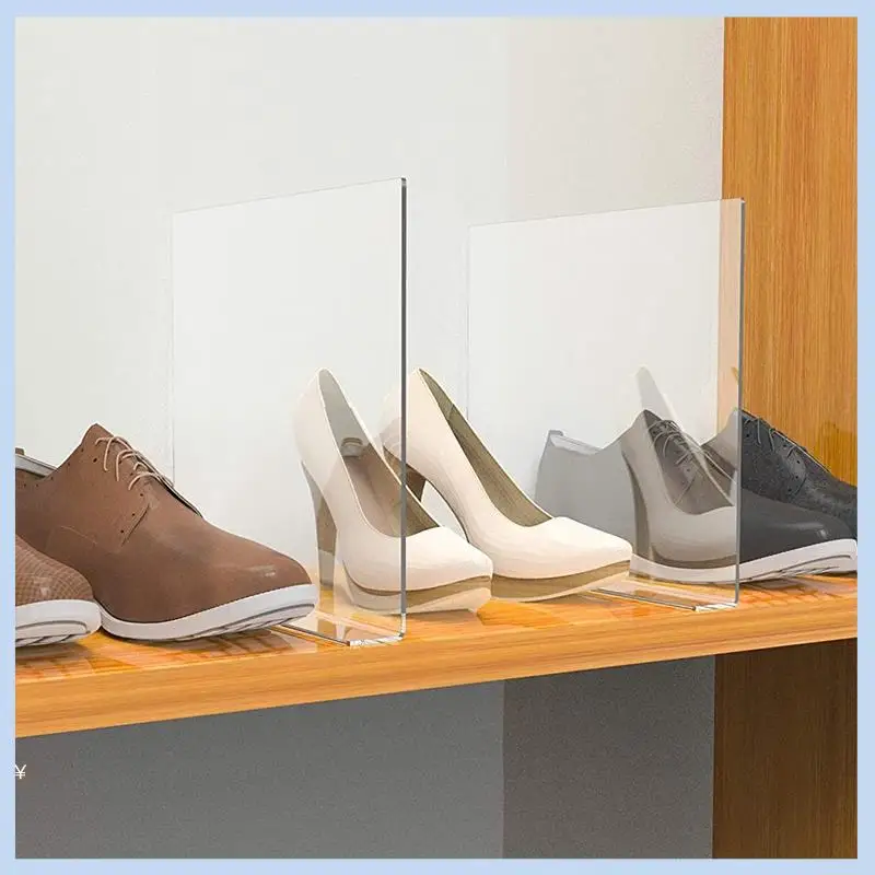 

AS63-Shelf Dividers For Closets, Clear Shelf Dividers For Wood Closet, Closet Shelf Organizer Divider And Separator