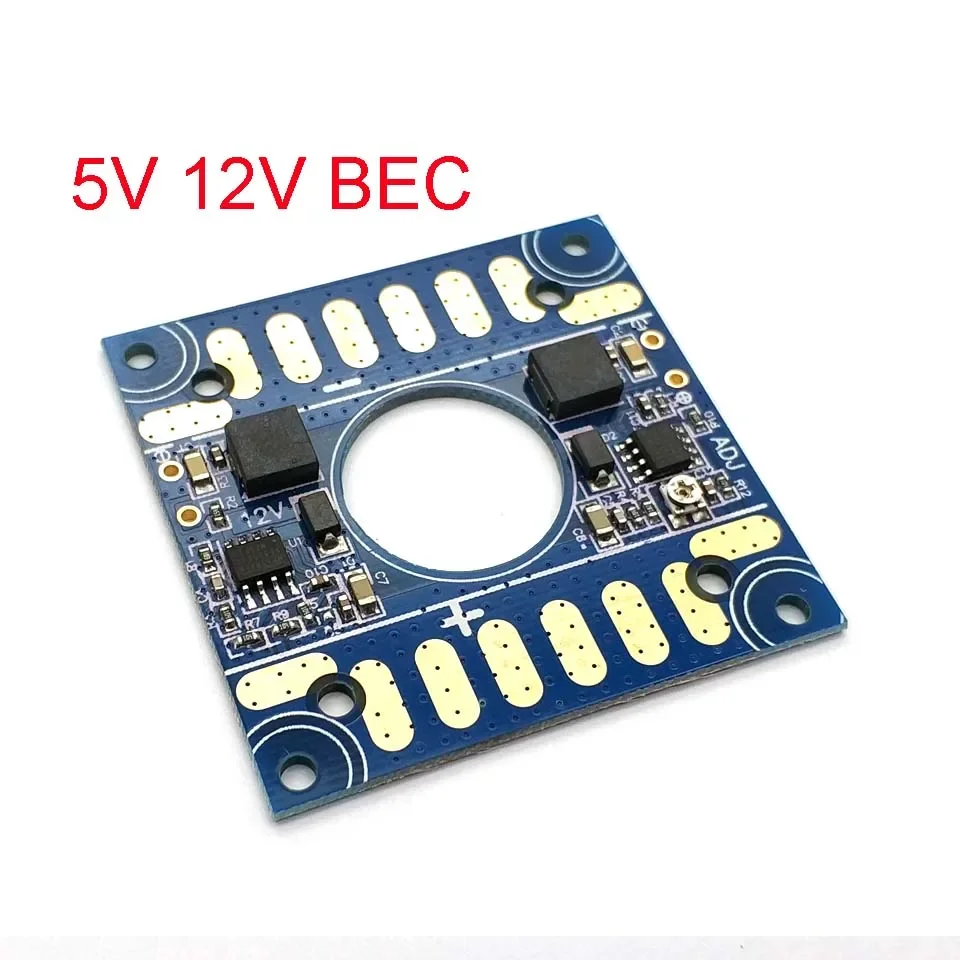 5V 12V Adjustable Voltage Dual BEC Output Board ESC Distribution Connection Board FPV