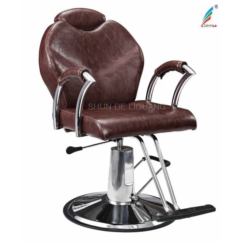 Haircut adult bar leather checkout page retro wind relaxing chair