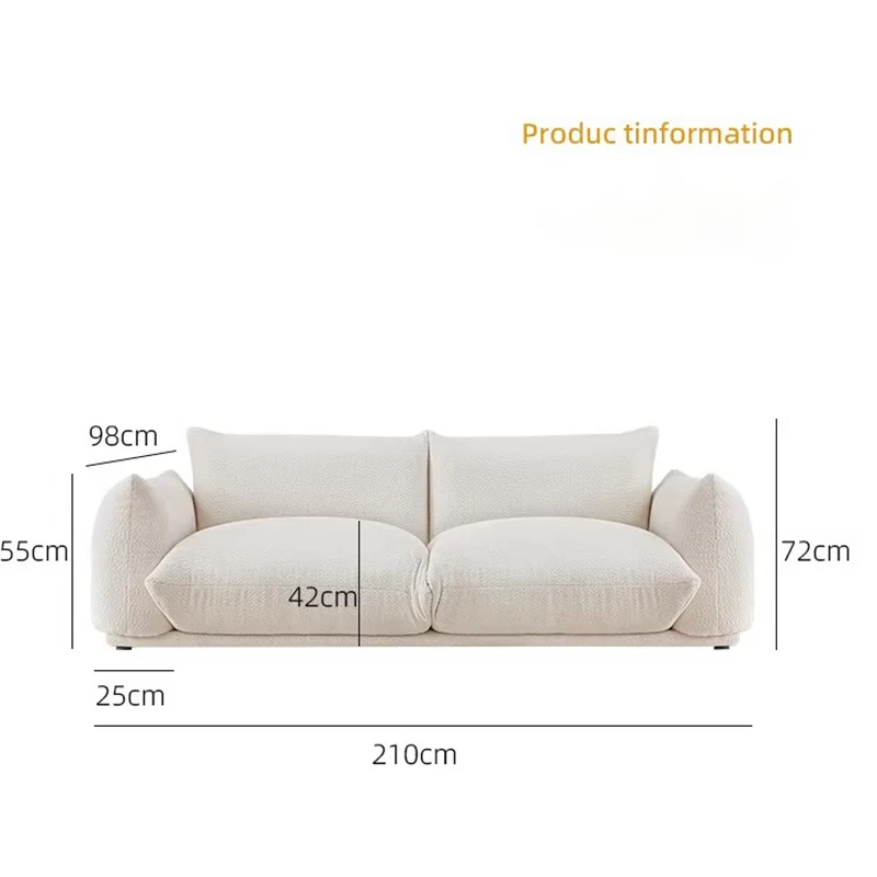 Designer Living Room Sofas Luxury Puffs Togo Family Reclining Sleeper Elegant Cloud Futon Salon Sofa Para La Sala Furniture