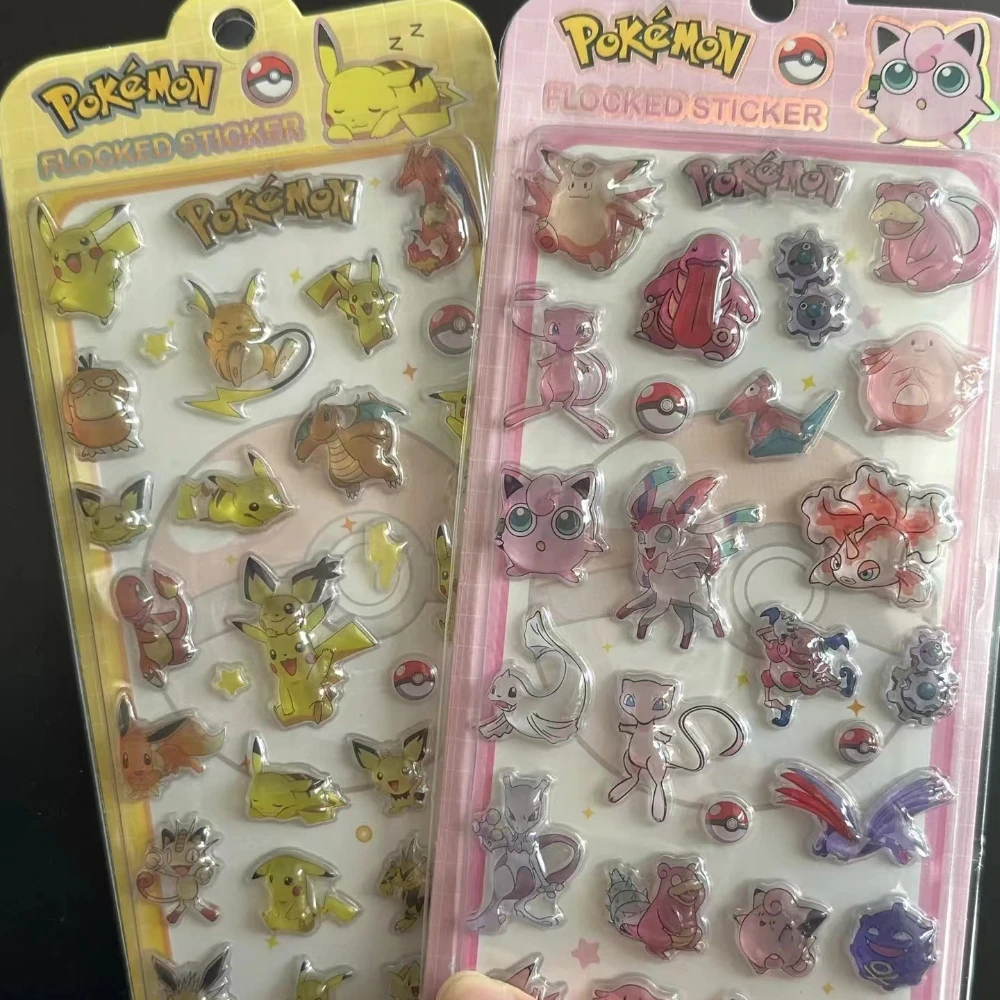 

Pokémon 3D Stereoscopic Crystal StickersCreative Handbooks Stereoscopic Decoration Stickers