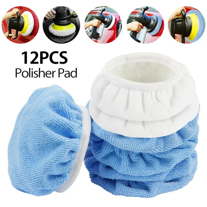 

Полировальный диск для автомобиля, 12 шт., аппликатор для полировки, 5-6 дюймов